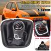 For VW Volkswagen Polo 6C 2015 2016 2017 2018  Car-Styling 5 Speed Gear Shift Knob Gaitor Leather Boot