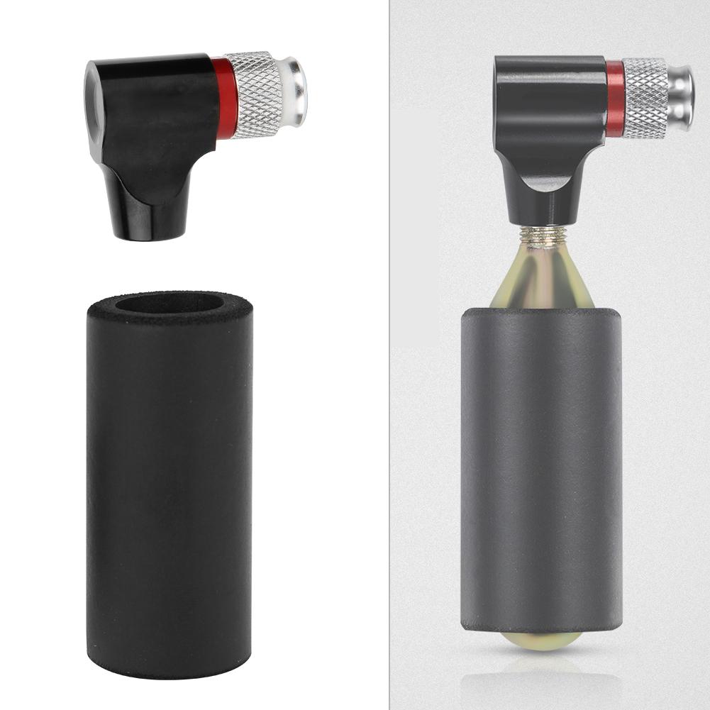 Алюминиевый сплав черный велосипедный насос для шин CO2 клапан Schrader/Presta универсальный портативный велосипедный насос для накачивания велосипедное оборудование