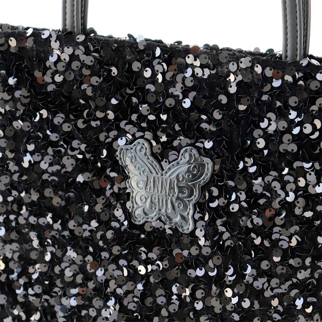 [ANNA SUI] Sequin Eco Bag (Black) 001540-0001-02