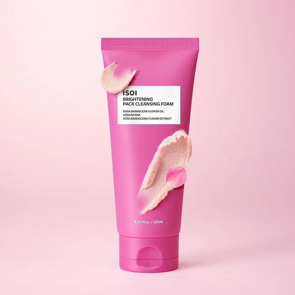 [Rose PDRN/Serum Pack Foam] Brightening Pack Cleansing Foam 125ml
