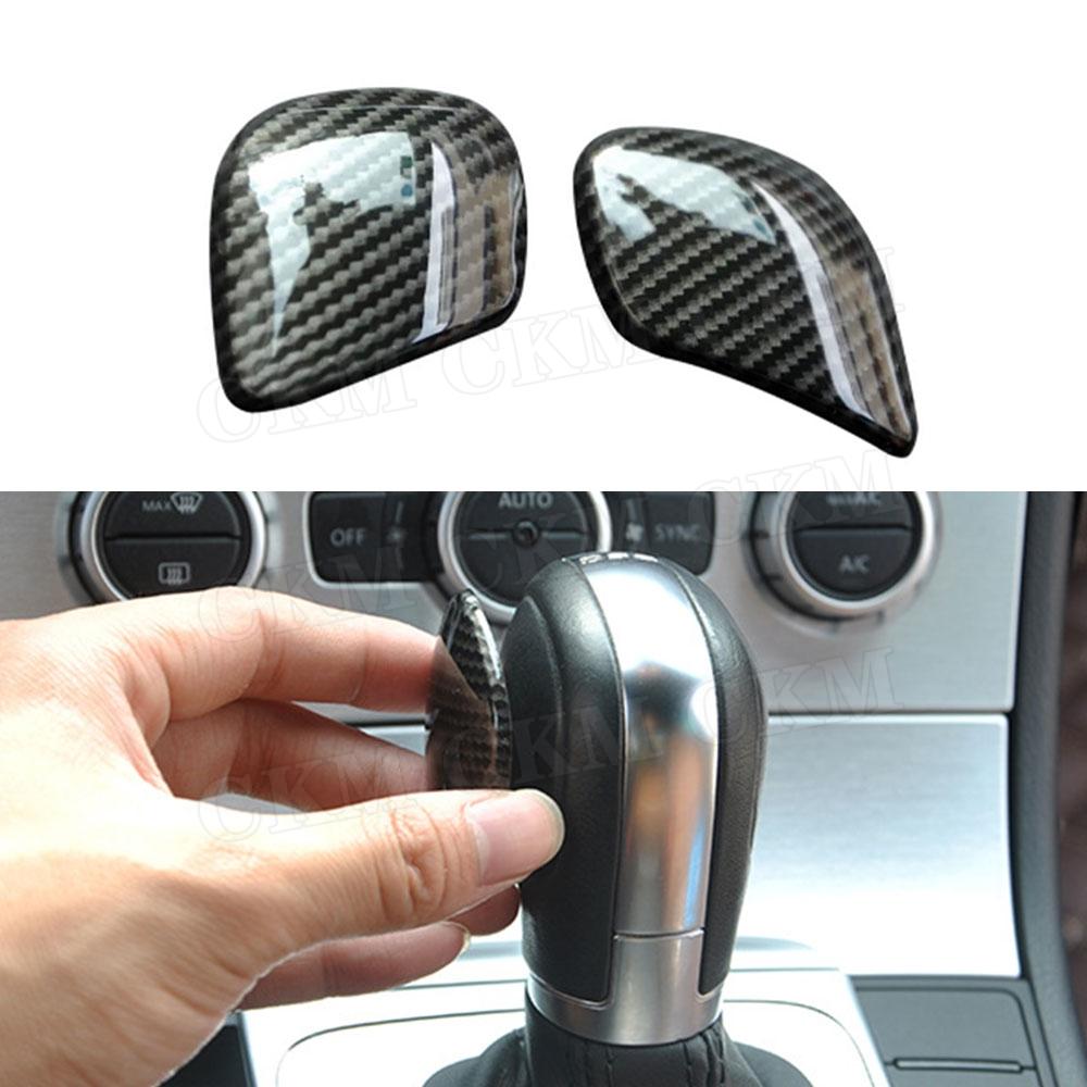 

Ручка переключения передач, накладка на голову для Volkswagen VW Golf Polo Beetle Passat CC Scirocco Lavida LHD, автомобильный карбоновый вид