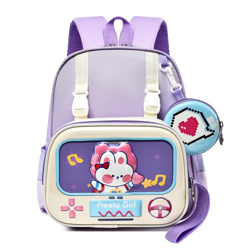 School Bag Small and Medium Class Baby Cartoon Backpack Lightweight Versatile Cute Children's Bag