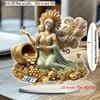 2D Flat Acrylic Lucky Goddess Decoration, Indoor and Outdoor Decoration - No Battery/electricity Required, Free Day Decoration, Shop Decoration, Durab