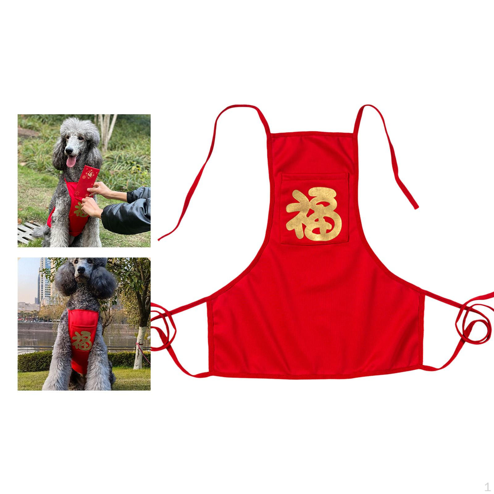 

Clothes with Pocket Jacket Clothing Small Puppy Christmas Outfits Costume Dress up M