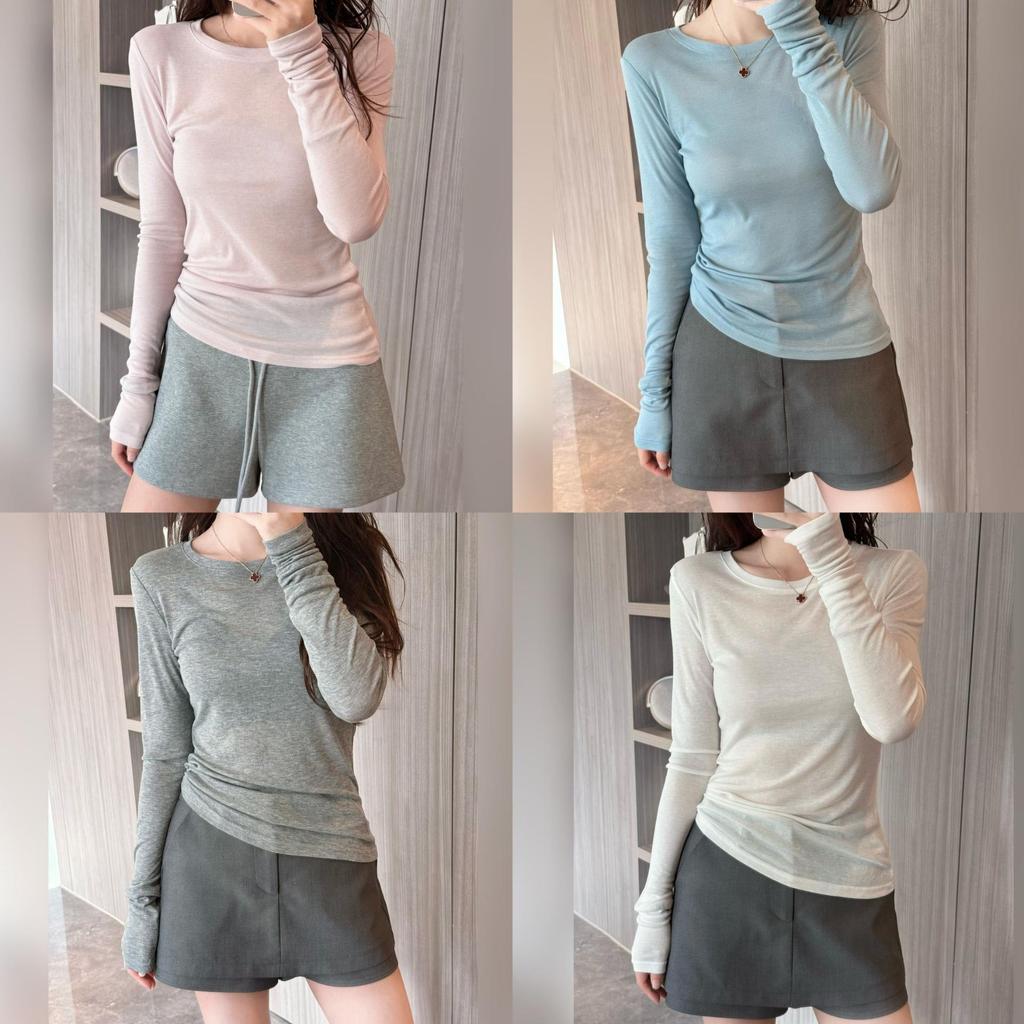 Women's 2026 Summer Lightweight Tencel Sun Protection Slimming Long Sleeve T-Shirt