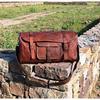 Borsa Duffel in Pelle Leggera per Viaggi di Lavoro/Weekend, Bagaglio a Mano da Cabina Aerea