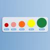 10Sheets Writable Material Dot Adhesive Stickers Self-Adhesive Round Classification Markers 19MM Tag Sticker Handwritten Labels