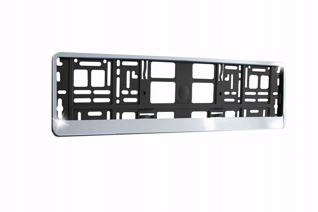HP Chrome Intense Foiled License Plate Frame
