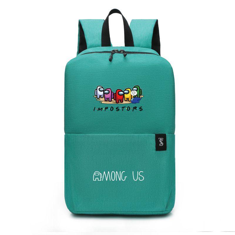 Us Among Visor Backpack Kids Rucksack Crewmate Back To School Bag Sus Impostor