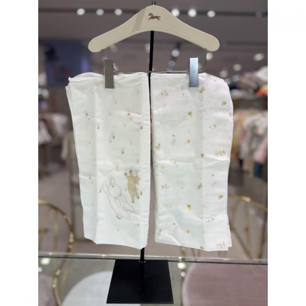 Ettoi Momo Baby Gown X Handkerchief Set  07s117101s8 