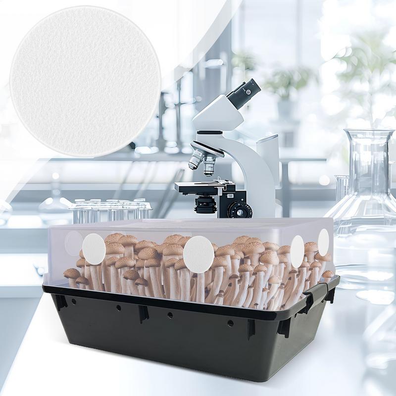 Monotub Adhesive Filter Disks Mushroom Growing Filter Pad Replacements Filtration Sticker Replacement Cultivation Supplies For