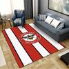 Alfombra de Brentford FC para Sala de Estar, Dormitorio, Decoración de Sofá del Hogar, Alfombrilla Antideslizante para Jugar Niños