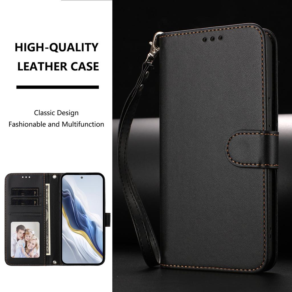 Flip Leather Magnetic Wallet Case for Motorola Moto G56 G86 G06 G85 G75 G55 G35 G05 G15 G86 Power Card Slots Holder Back Cover