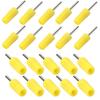20Pcs Pin Banana Plug 2mm Nickel Plated Brass Male Waterproof Connector Accessory Set KitYellow