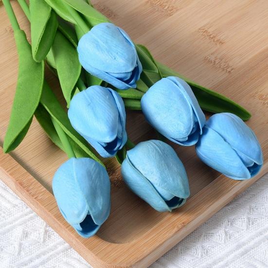 Künstliche Blumen, pflegeleicht, realistisch, lebendig, für Hochzeiten, künstliche Tulpen, Wohnzimmer