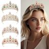 New Bridal Head Big Crown Jewelry Alloy Crown Holiday Wedding Party Dress Up Accessories