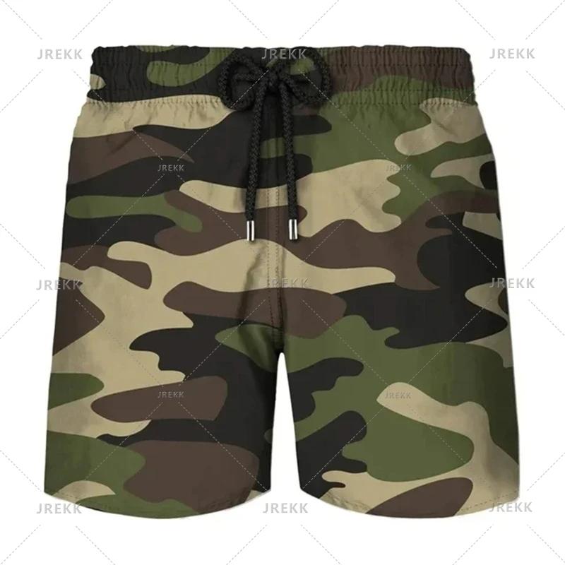 Soldier Camouflage Boxing Muay Thai Kickboxing Shorts 3D Print Training Unisex Men Women Quick Dry Fitness Gym Sport Workout Casual Streetwear