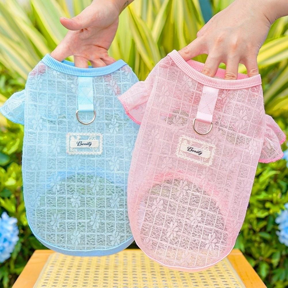 Flying Sleeves Dog Cooling Vest Breathable Dog Summer Clothes Pet T-shirt  Spring Season