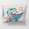 Cartoon Dinosaur Pillowcase Cute Children's Room Cushion Cover Car Sofa Cushion Cover Children's Birthday Gift