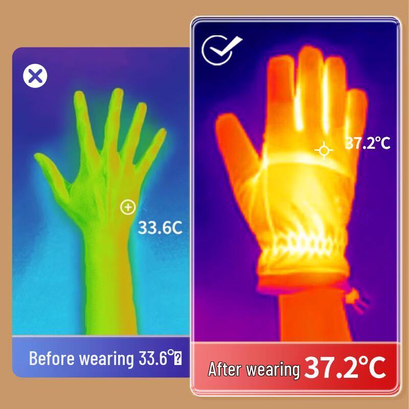 Xing Gong Guan Unisex Warm Outdoor Touchscreen Gloves