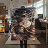 1PC Attack On Titan Print Flannel Blanket, High Quality All Seasons, Home Decor, Warmth and Comfort, Perfect for Christmas Gifts