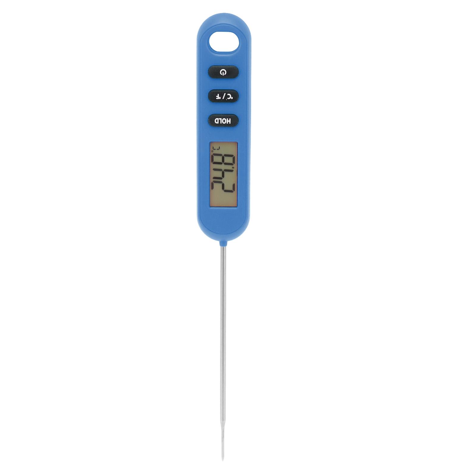 

Meat Food Thermometer Instant Read Thermometer Digital Cooking Kitchen Barbecue Thermometer With Long Probe Blue синій