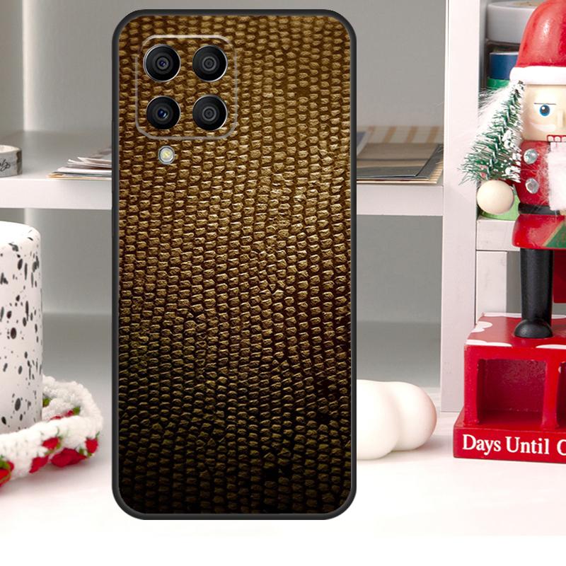 Snake Skin For Samsung Galaxy M55 M15 M13 M23 M33 M53 M20 M21 M51 M12 M32 M52 M34 M54 M31s M30s Case