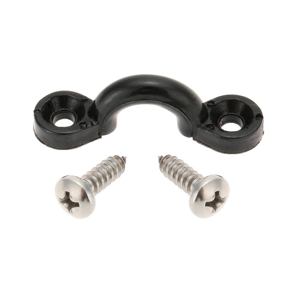 10pcs Nylon Bungee Deck Loops Tie Down Pad Eye with 20 Screws for Boat Kayak Deck Rigging Kit
