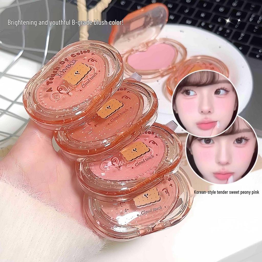 JONBOS Cookie Nao Nao Blush Coreano a Bassa Saturazione - Stile Puro Desiderio per un Look Naturale