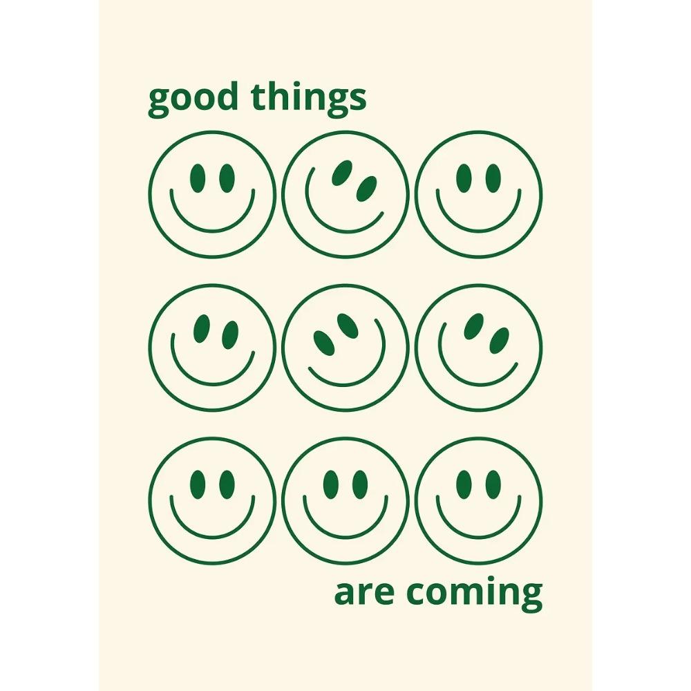 Good Things Are Coming Kitchen Egg Coffee Lemon Spaghetti Pasta Minimalism Poster Canvas Painting Print Living Room Home Decor