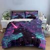 Silhouetted unicorn with nebula. Bedding sets Duvet cover sets Duvet covers Pillowcases(1 * Duvet Cover 2 * Pillowcases without duvet insert)