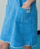 Covernat Woman [Covernat X Le Mango] Women'S Cover-Up Terry Dress Sky Blue