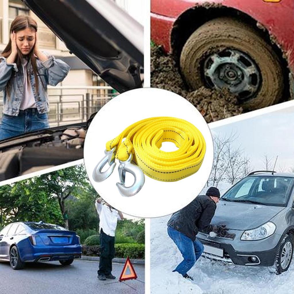 Truck Tow Cable, Nylon Tow Cable, Fixed Tow Strap, Heavy Duty Tow Rope, Vehicle