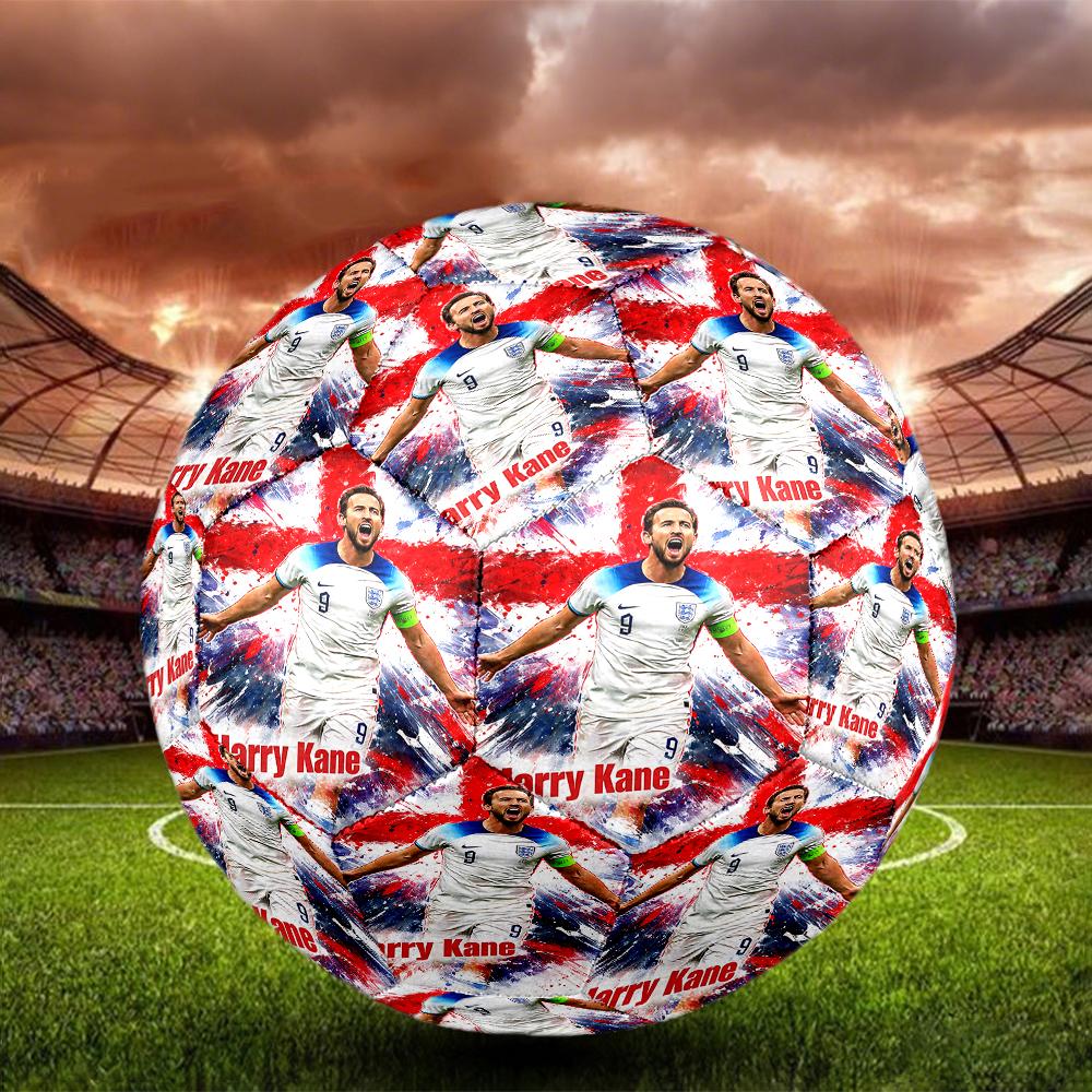 Harry Kane Celebrazione Taglia 5 Materiale PU Senza Cuciture Resistente all'Usura Partita Allenamento Calcio Futbol Voetbal Bola 0706a17