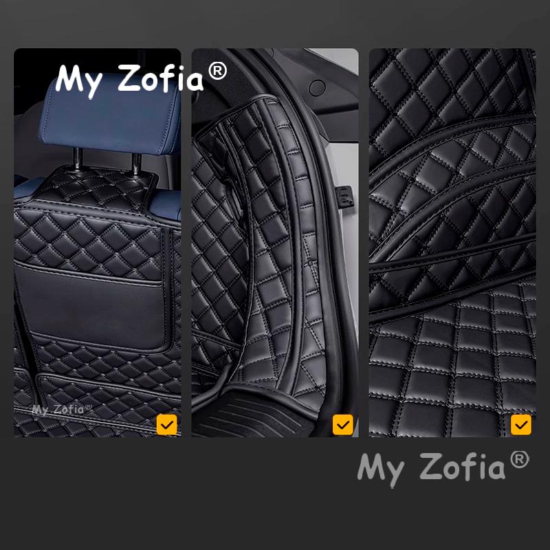 Car trunk mat For Xpeng G6 2024 2025 2026 Car Boot Mat Cargo Protection Leather Trunk Mat Interior Modification Accessories