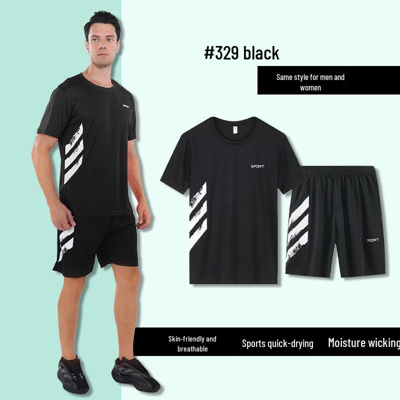 2023 Unisex Sports Suit: Breathable Quick-Dry Fitness & Running Gear
