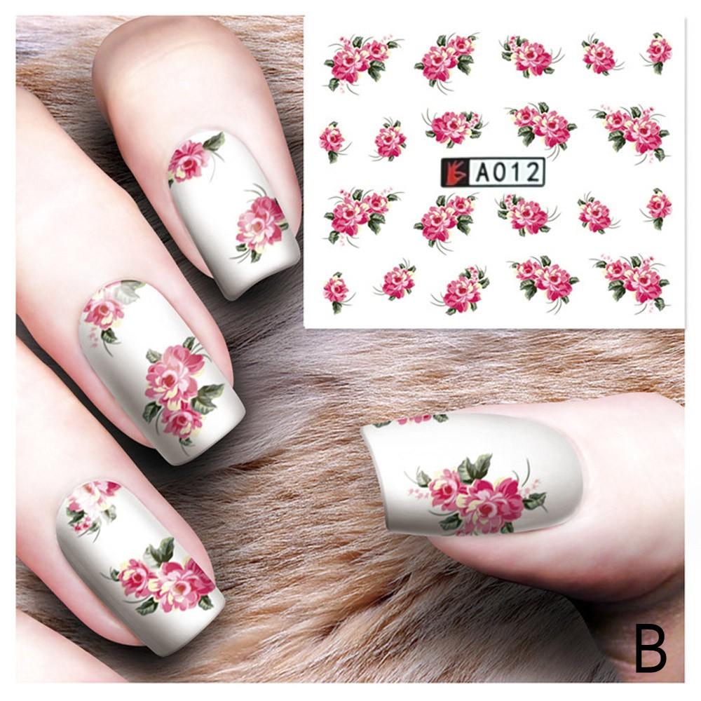 3D Nail Applique Patterned Nail Back Glue Sticker  Role Ofing Is Tasted