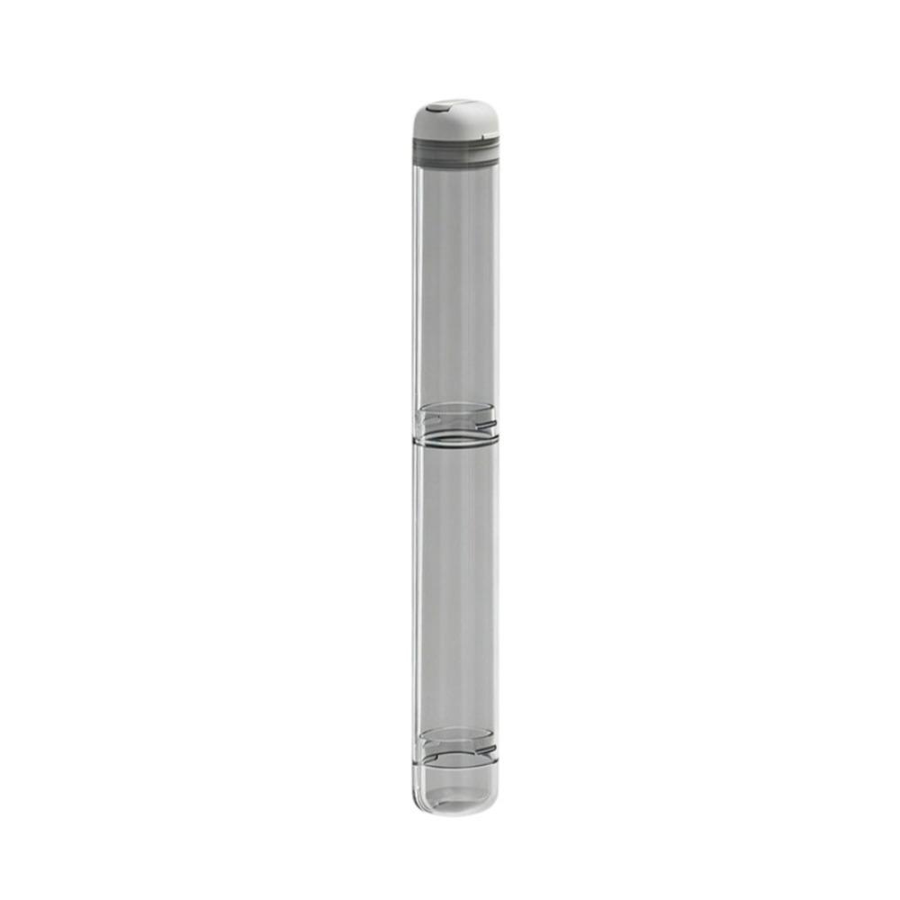 Transparent Toothbrush Storage Box Minimalist Toothbrush Protectors Detachable Brush Case Travel серый