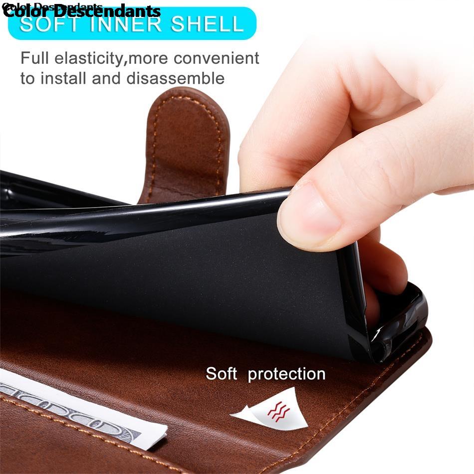 Solid Color Mobile Phone Case For Motorola Moto E7 Plus P40 G7 Power G9 Play E20 E30 E32 E40 G10 G31 PU Wallet Leather Etui Capa