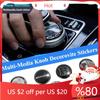 EHI3 2025 Hot 29mm Logo Car Multimedia Knob Emblem Badge Stickers For Mercedes Benz AMG W124 W140 W163 W203 W204 W205 GLA GLC GLE CLA