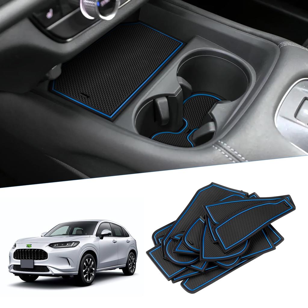 Auto Spec Interior Rubber Door Pocket Mats for Honda New RZ Series 2023 Designed for Rubber Interior Noise Mats ZR-V (April onwards), Vehicles,