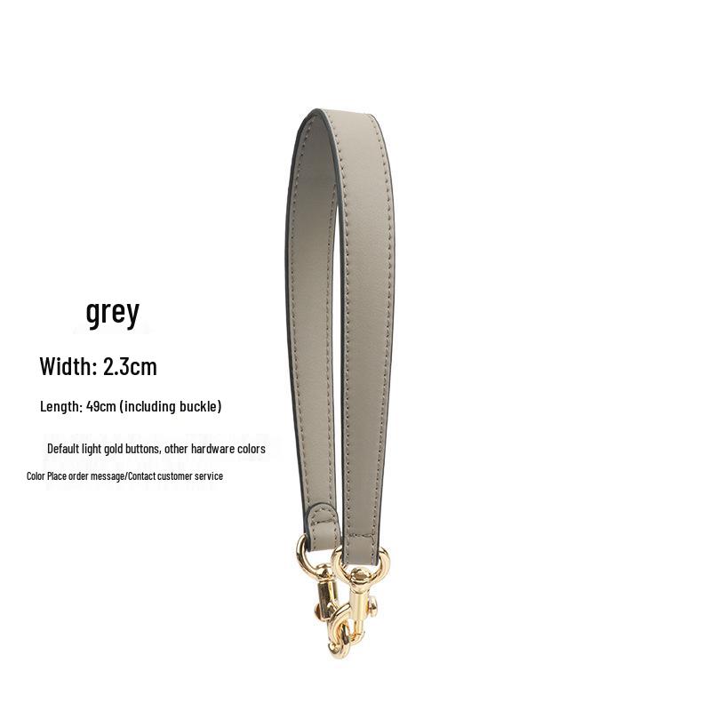 Black PU Handbag Replacement Strap: Women's Underarm Bag, Short Single Shoulder Handle, Trendy Plain Design