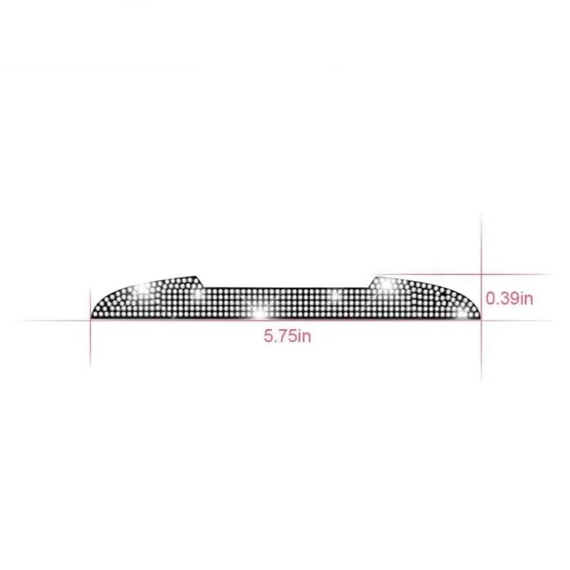 Car Door Edg Scratch-resistant Stickers Handle Car Rearview Mirror Protector Rhinestone Crystal Bling Decoration Sticker Decal