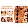 18 Pc Basalt Hot Stones Massage Set with Heater Portable Home Spa Kit for Relaxation and Muscle Relief Natural Volcanic Stones