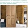 Hinge Pin Door Stop Butterfly Spring for Most Residential Door Use, for Keep Door Open (4 Pack)