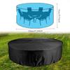 120*75cm Round Cover Round Outdoor Garden Furniture Cover Waterproof Oxford Protective Furniture Rain and Snow Dust Cover Tool