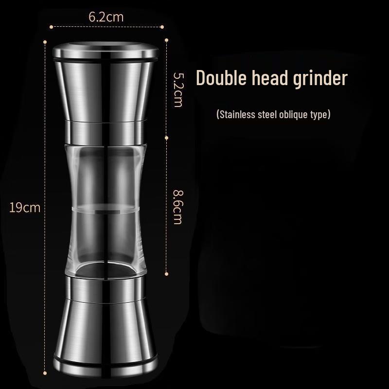 

Zhishi 304 Stainless Steel Dual Pepper & Cumin Grinder