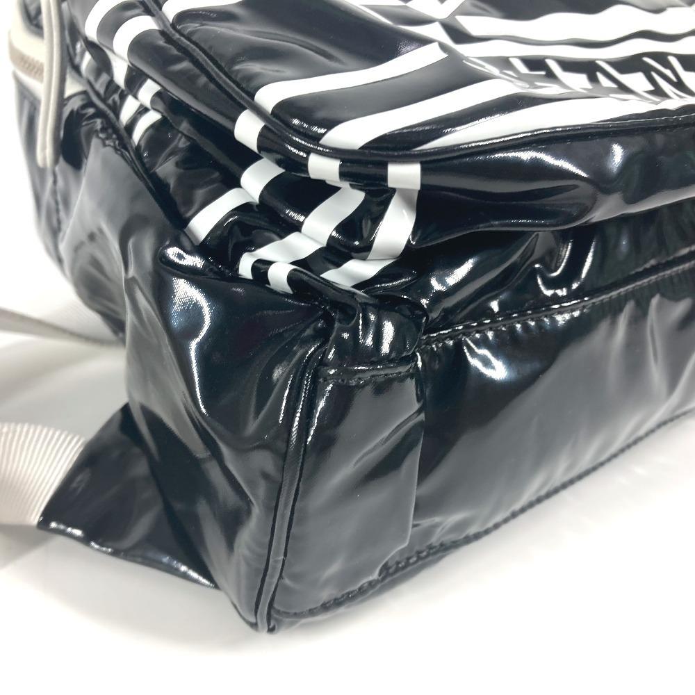 CHANEL LA PAUSA Bag Backpack Bicolor Backpack PVC Black/White