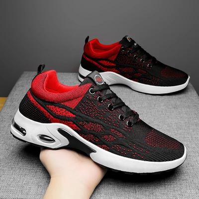 Professional Men's Running Shoes Breathable Lightweight Mesh Lace-Up Sneakers for Men Soft Soled Male Outdoor Sport Tennis Shoes