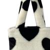 Autumn Winter Plush Tote Shopping Dating Bag Single Shoulder Handbag Underarm Cute Top